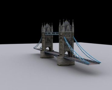 texture : london bridge in 3ds max